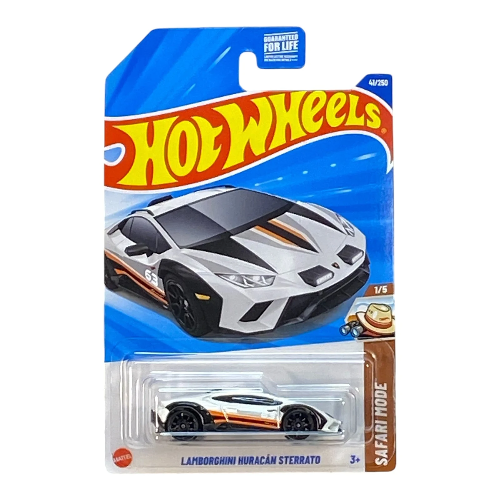 Hot Wheels Lamborghini Huracan Sterrato (White) - Safari Mode Series 1/5