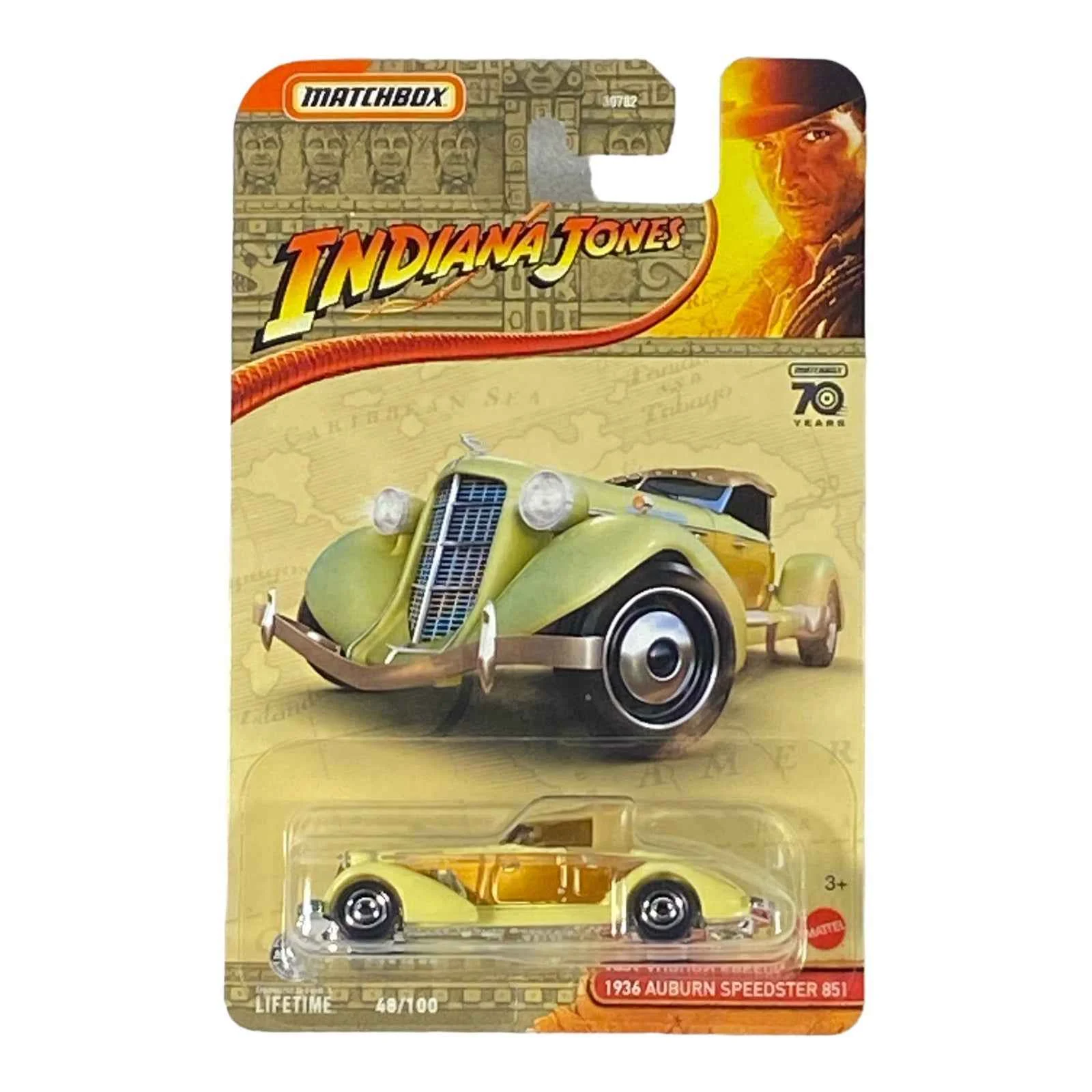 Matchbox Indiana Jones 1936 Auburn Speedster 851 - Matchbox Series 48/100